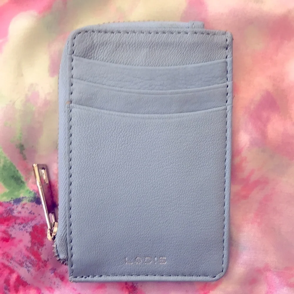 Lodis Genuine Leather Catalina Credit Card Holder & Zippered Heart Coin Case